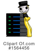 Yellow Design Mascot Clipart #1564456 by Leo Blanchette