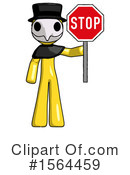 Yellow Design Mascot Clipart #1564459 by Leo Blanchette