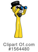 Yellow Design Mascot Clipart #1564480 by Leo Blanchette