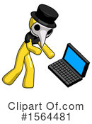 Yellow Design Mascot Clipart #1564481 by Leo Blanchette