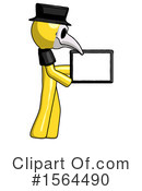 Yellow Design Mascot Clipart #1564490 by Leo Blanchette