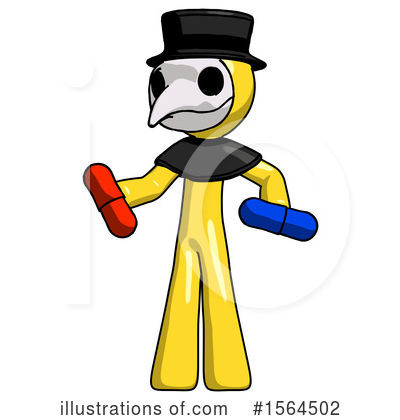 Royalty-Free (RF) Yellow Design Mascot Clipart Illustration by Leo Blanchette - Stock Sample #1564502