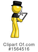 Yellow Design Mascot Clipart #1564516 by Leo Blanchette