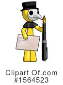 Yellow Design Mascot Clipart #1564523 by Leo Blanchette