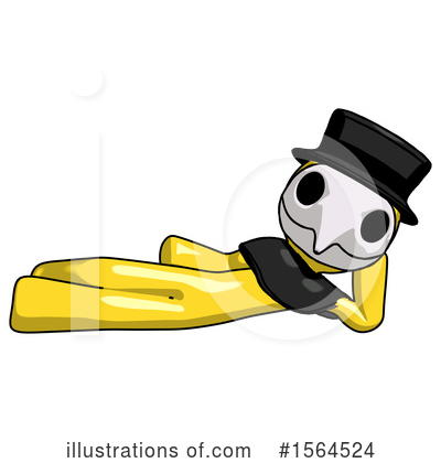 Royalty-Free (RF) Yellow Design Mascot Clipart Illustration by Leo Blanchette - Stock Sample #1564524