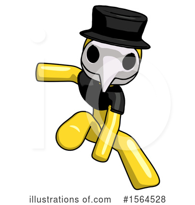 Royalty-Free (RF) Yellow Design Mascot Clipart Illustration by Leo Blanchette - Stock Sample #1564528