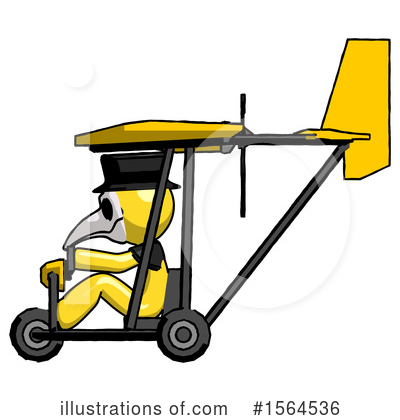Royalty-Free (RF) Yellow Design Mascot Clipart Illustration by Leo Blanchette - Stock Sample #1564536
