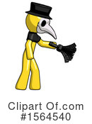 Yellow Design Mascot Clipart #1564540 by Leo Blanchette