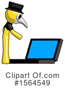 Yellow Design Mascot Clipart #1564549 by Leo Blanchette