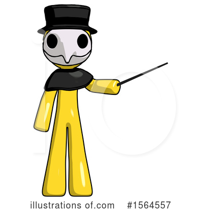 Royalty-Free (RF) Yellow Design Mascot Clipart Illustration by Leo Blanchette - Stock Sample #1564557