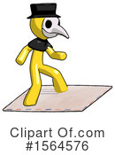 Yellow Design Mascot Clipart #1564576 by Leo Blanchette