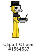 Yellow Design Mascot Clipart #1564587 by Leo Blanchette