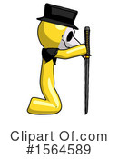 Yellow Design Mascot Clipart #1564589 by Leo Blanchette
