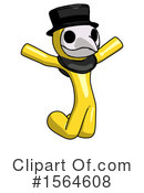 Yellow Design Mascot Clipart #1564608 by Leo Blanchette