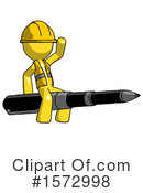 Yellow Design Mascot Clipart #1572998 by Leo Blanchette