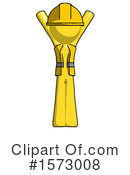 Yellow Design Mascot Clipart #1573008 by Leo Blanchette