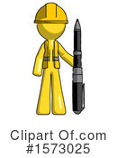 Yellow Design Mascot Clipart #1573025 by Leo Blanchette
