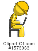 Yellow Design Mascot Clipart #1573033 by Leo Blanchette