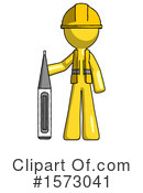Yellow Design Mascot Clipart #1573041 by Leo Blanchette