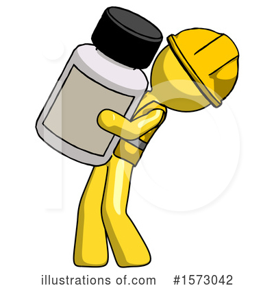 Royalty-Free (RF) Yellow Design Mascot Clipart Illustration by Leo Blanchette - Stock Sample #1573042