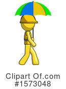 Yellow Design Mascot Clipart #1573048 by Leo Blanchette