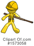 Yellow Design Mascot Clipart #1573058 by Leo Blanchette