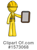 Yellow Design Mascot Clipart #1573068 by Leo Blanchette
