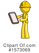 Yellow Design Mascot Clipart #1573069 by Leo Blanchette