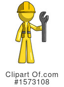 Yellow Design Mascot Clipart #1573108 by Leo Blanchette