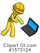 Yellow Design Mascot Clipart #1573124 by Leo Blanchette