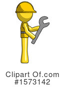 Yellow Design Mascot Clipart #1573142 by Leo Blanchette