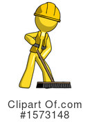 Yellow Design Mascot Clipart #1573148 by Leo Blanchette