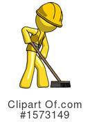 Yellow Design Mascot Clipart #1573149 by Leo Blanchette