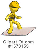 Yellow Design Mascot Clipart #1573153 by Leo Blanchette
