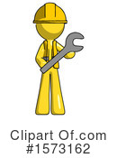 Yellow Design Mascot Clipart #1573162 by Leo Blanchette