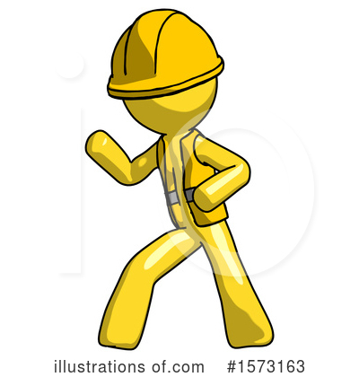 Royalty-Free (RF) Yellow Design Mascot Clipart Illustration by Leo Blanchette - Stock Sample #1573163