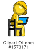 Yellow Design Mascot Clipart #1573171 by Leo Blanchette