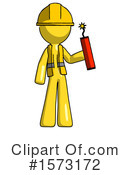 Yellow Design Mascot Clipart #1573172 by Leo Blanchette