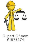 Yellow Design Mascot Clipart #1573174 by Leo Blanchette