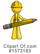 Yellow Design Mascot Clipart #1573183 by Leo Blanchette
