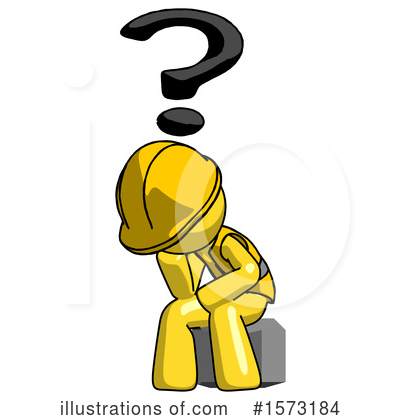 Royalty-Free (RF) Yellow Design Mascot Clipart Illustration by Leo Blanchette - Stock Sample #1573184