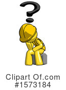 Yellow Design Mascot Clipart #1573184 by Leo Blanchette