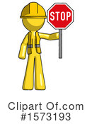 Yellow Design Mascot Clipart #1573193 by Leo Blanchette