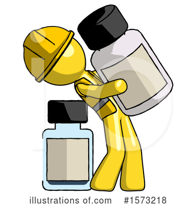 Royalty-Free (RF) Yellow Design Mascot Clipart Illustration by Leo Blanchette - Stock Sample #1573218