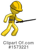Yellow Design Mascot Clipart #1573221 by Leo Blanchette