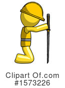 Yellow Design Mascot Clipart #1573226 by Leo Blanchette