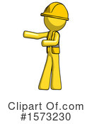 Yellow Design Mascot Clipart #1573230 by Leo Blanchette
