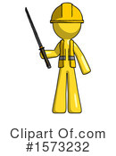 Yellow Design Mascot Clipart #1573232 by Leo Blanchette