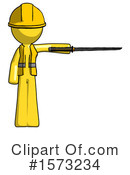 Yellow Design Mascot Clipart #1573234 by Leo Blanchette