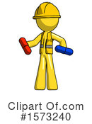 Yellow Design Mascot Clipart #1573240 by Leo Blanchette